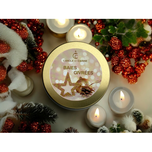 bougie parfumée, bougie métal, bougie artisanale, bougie fête, bougie noël, bougie cadeau