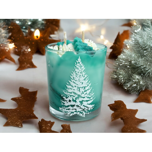 bougie parfumée, bougie verre, bougie artisanale, bougie fête, bougie noël, bougie cadeau