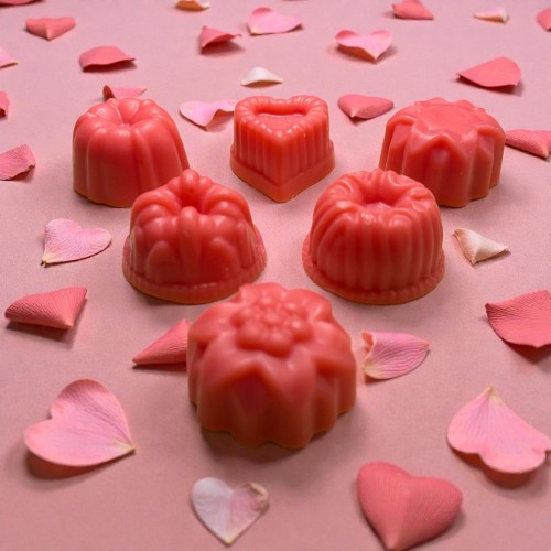 PINK LOVE - 6 FONDANTS