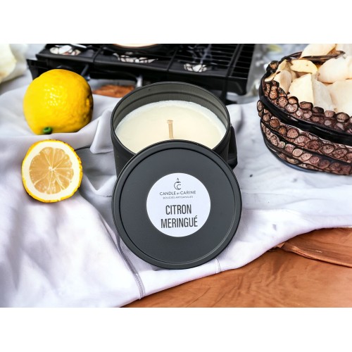 Bougie parfumée citron meringué